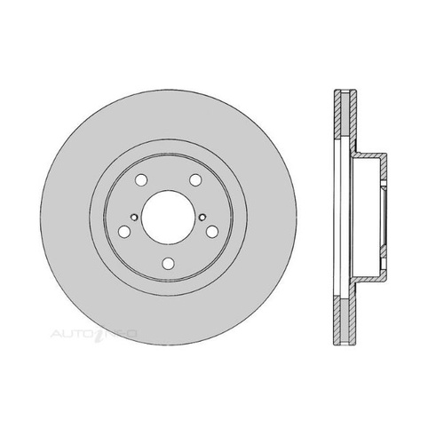 Protex DR648 Front Brake Disc Rotor for Subaru & Toyota 86 Models Check App