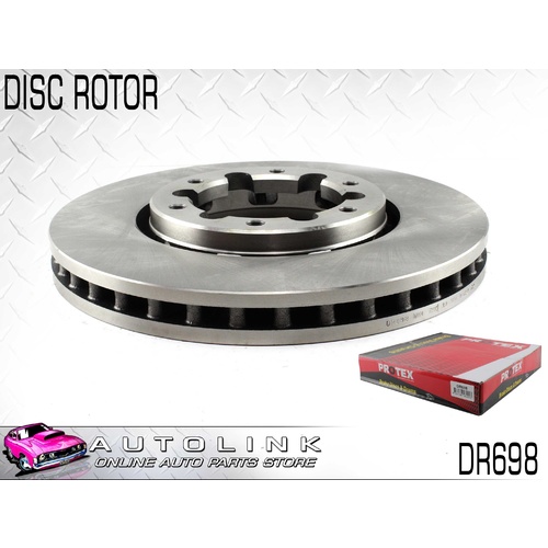 PROTEX FRONT DISC ROTOR FOR NISSAN PATROL GU Y61 4.8L TB48DE 2001 - 2012 DR698 