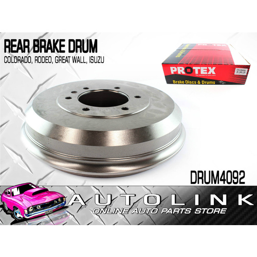 Rear Brake Drum for Holden Rodeo 4WD 2003-2008 / Colorado V6 2008-On x1