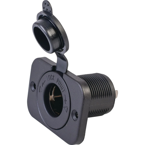 Drivetech DT-06101 Cigarette Lighter Power Socket + Dust Cap 20A 12 or 24 Volt