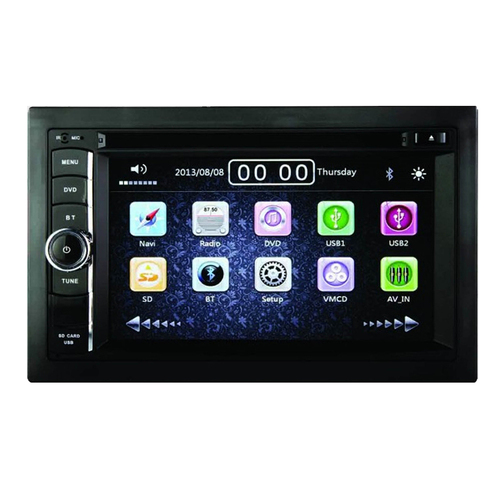DNA DOUBLE DIN DVD PLAYER / RECEIVER 6.2" TOUCH DISPLAY BLUETOOTH + REMOTE
