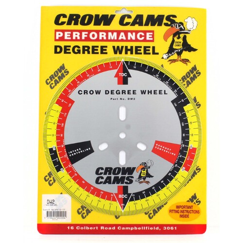 CROW CAMS 11" RACER CAMSHAFT DEGREE WHEEL FOR DIALLING IN CAMS ( DW2 )