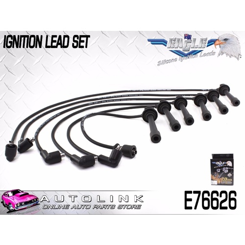 EAGLE IGNITION LEAD SET FOR KIA CARNIVAL 2.5L V6 DOHC 1999 - 2005 ( E76626 )