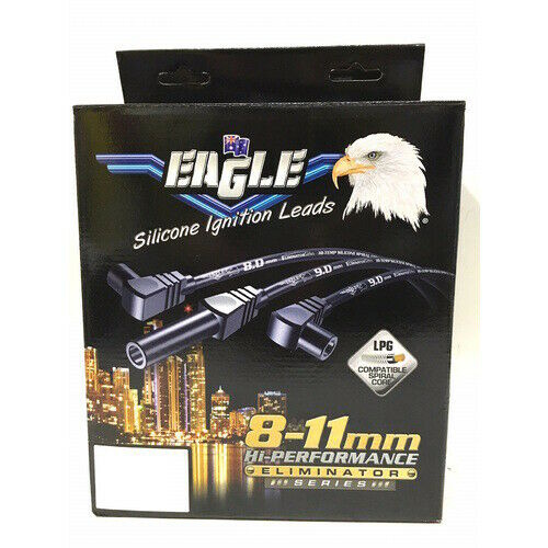 Eagle E96225BK Black Ignition Lead Set for Holden Commodore VS VT 3.8L S/charged