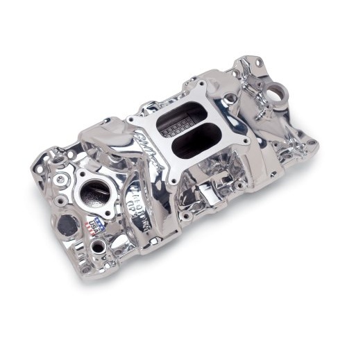 EDELBROCK PERFORMER RPM ENDURA SHINE INTAKE MANIFOLD FOR CHEVY SB V8 ED71014