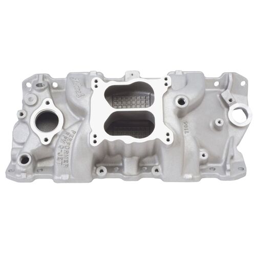 EDELBROCK ED7104 PERFORMER RPM INTAKE MANIFOLD Q-JET FOR CHEVY SMALL BLOCK V8