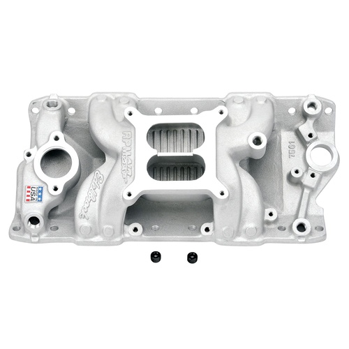 EDELBROCK ED7501 RPM AIR GAP INTAKE MANIFOLD CHEVY SMALL BLOCK V8 1500 - 6500