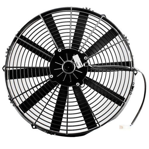 Spal 3509 Electric Thermo Fan 16 in. 12V 1920CFM Straight Blade Low Profile
