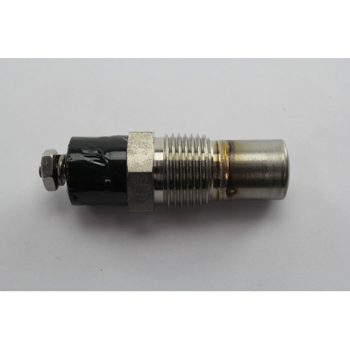 SPAL TEMPERATURE SWITCH 3/8"NPT 85 DEGREES ON / 74 DEGREES OFF STAINLESS THREAD