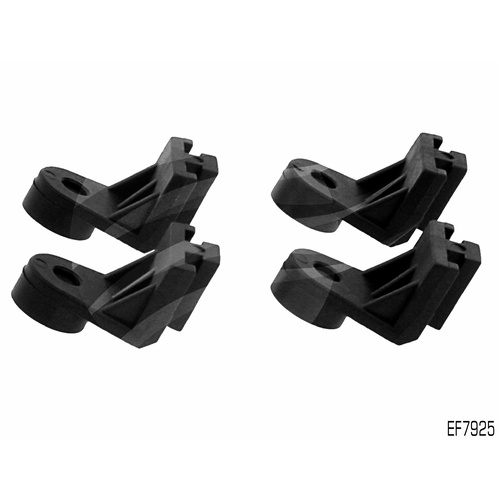 BACO BLACK PLASTIC FAN LEG MOUNTS FOR BACO FANS - PACK OF 4 EF7925 