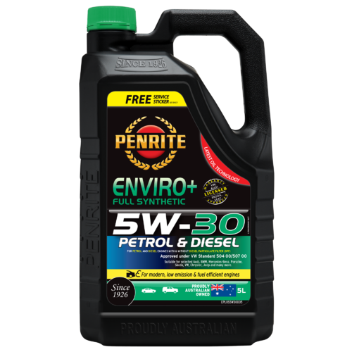 PENRITE ENVIRO+ FULL SYNTHETIC ENGINE OIL 5W-30 5L PETROL OR DIESEL EPLUS5W3005