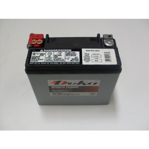 DEKA ETX20L BATTERY 310cca AGM FOR MOTOR BIKE HARLEY DAVIDSON JET SKI
