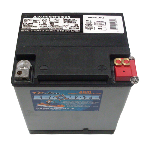 Deka ETX30LA Battery 400cca for Marine Jetki Boat Watercraft Sea Mate Universal