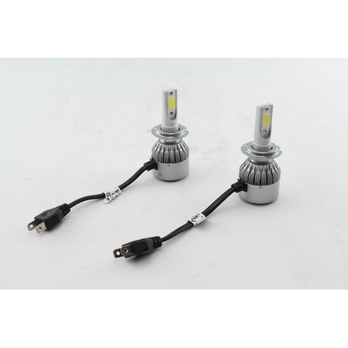 EXELITE LED H7 HEADLIGHT GLOBES UPGRADE 6000K COMPACT DESIGN TWIN PACK EXH76000K