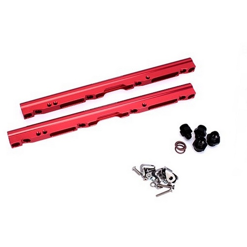 FAST 146032-KIT RED BILLET ALUMINIUM FUEL RAIL KIT FOR LS1 LS6 WITH LSXR MANIFOLD