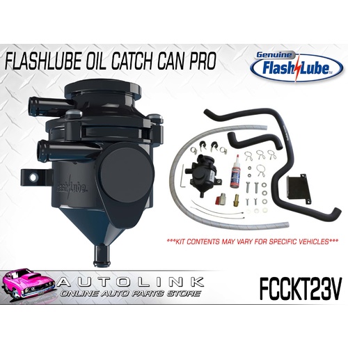 FLASHLUBE FCCKT23V CATCH CAN PRO FOR TOYOTA HILUX KUN26 3.0L TURBO W/ VSC 05-15