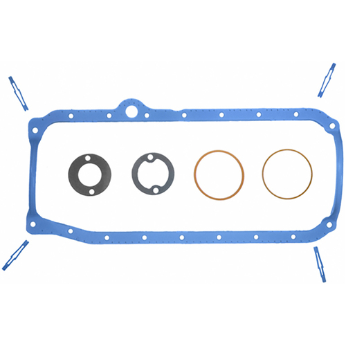 FELPRO FEOS34500R PERMADRY RUBBER OIL PAN GASKET FOR SMALL BLOCK CHEV V8