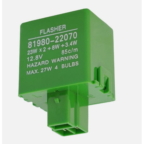 Nice FL201 Electric Flasher Unit 3 Pin 12V for Toyota Models 81980-22070