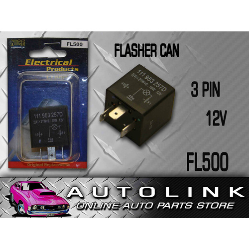 Electrical Flasher 3 Pin for Holden Astra Barina Camira Commodore VK VL VN VP VR