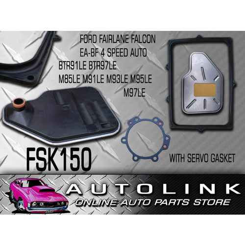 AUTOMATIC TRANSMISSION FILTER KIT FOR FORD FAIRLANE NL AU WITH SERVO GASKET