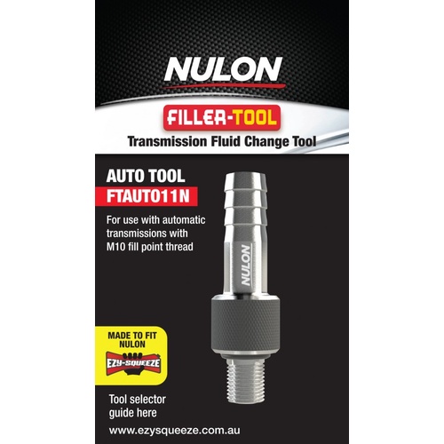 NULON FTAUTO11N TRANSMISSION FLUID FILLER CHANGE TOOL FOR M10 THREAD