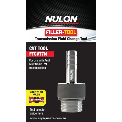 NULON FTCVT7N TRANSMISSION FLUID FILLER CHANGE TOOL FOR AUDI A4 A5 A6 A8 