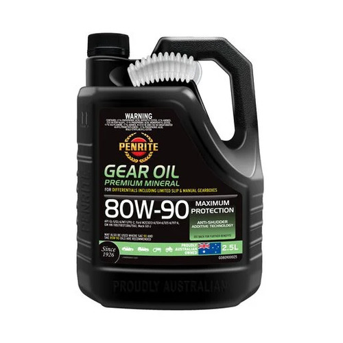 PENRITE MINERAL GEAR OIL 80W90 2.5L GO80900025