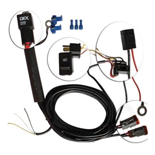 GREAT WHITES GWA0007 12 VOLT WIRING HARNESS WITH H4 PLUG & PLAY ADAPTORS