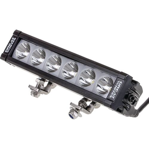 GREAT WHITES 6 LED ATTACK BAR DRIVING LIGHT 11-32V HIGH LIGHT OUTPUT GWB5064