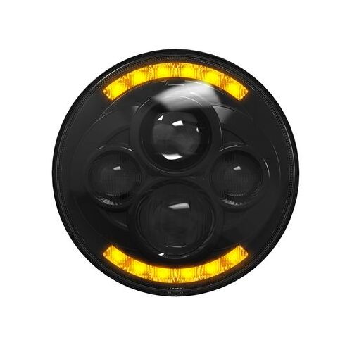 Great Whites GWF1005 7" LED Sealed Beam Headlight Insert With Park Strobe