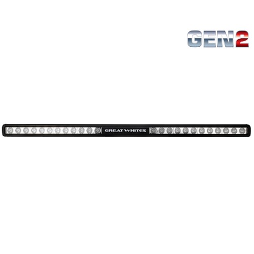 GREAT WHITES 24 LED TWIN BAR DRIVING LIGHT - SLIM DESIGN ALLOY HOUSING GWT5243