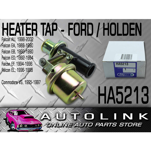 Heater Tap for Ford Falcon EA EB ED EF EL AU BA Vacuum Operated HA5213