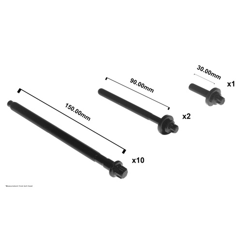 Permaseal HBS239 Head Bolt Set for BMW Citroen Mini & Peugeot Models 1.6L DOHC