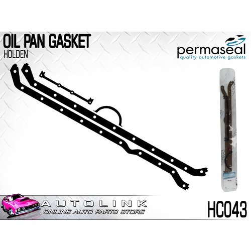 Permaseal Oil Pan Gasket for Holden Commodore VB VC VH VK 6Cyl 1978-1986 HC043
