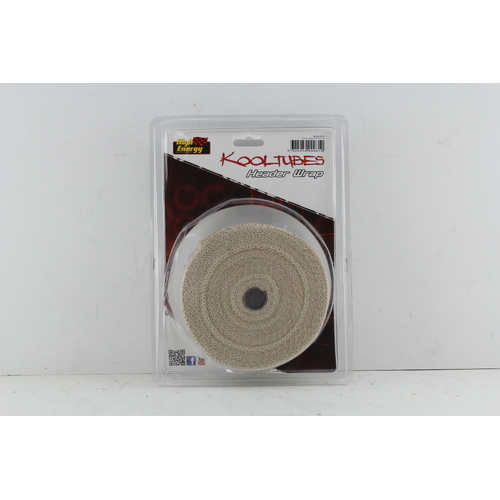 High Energy HEHW5015 Exhaust Heat Wrap - 50mm Wide x 15 Metres White