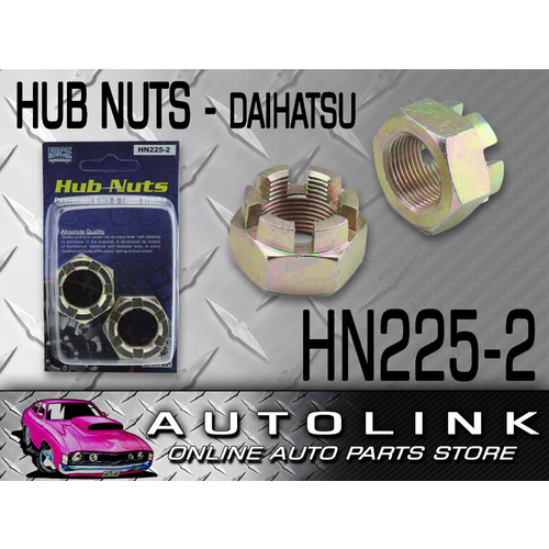Wheel Bearing Hub Nuts Pair for Hyundai Coupe 1996-2002 Front Only HN225-2
