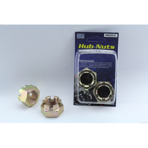 Nice HN225-2 Wheel Bearing Hub Nuts Pair for Mitsubishi Verada KF KH KR KS Front
