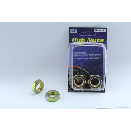 WHEEL BEARING HUB NUT'S PAIR FOR VW GOLF JETTA 1985 - 1994 REAR HN241-2