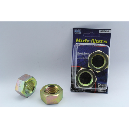 WHEEL BEARING HUB NUT'S PAIR FOR NISSAN PINTARA U12 1989 - 1992 FRONT HN243-2