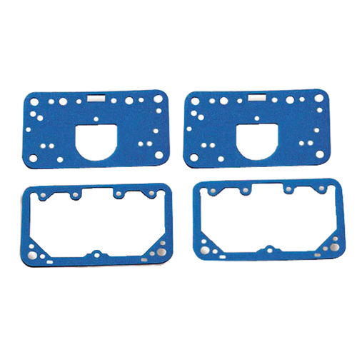 Holley Non Stick Fuel Bowl / Metering Block Gasket Blue 108-200 4150 4160 4 Pk