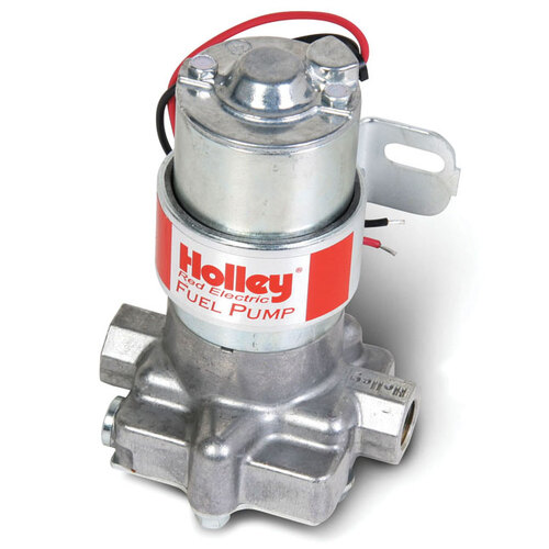Holley HO12-802 Red Electric Fuel Pump 97 Gph 7 Psi Polished Billet Look