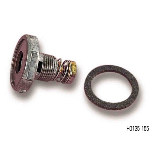 HOLLEY HIGH FLOW SINGLE STAGE POWER VALVE 5.5" Hg INC GASKET HO125-155