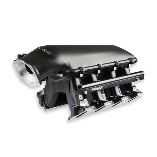 Holley HO300-122BK LS1 LS2 LS6 Black Hi-Ram EFI Intake Manifold 92mm + Fuel Rails