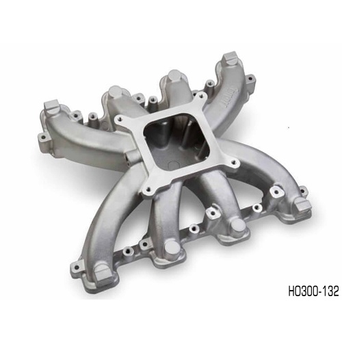 HOLLEY ALLOY GM LS1 LS2 LS6 SINGLE PLANE MID RISE CARBY INTAKE MANIFOLD 300-132