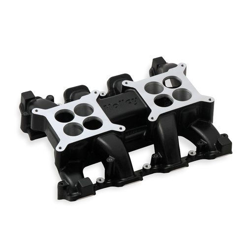 HOLLEY HO300-133BK BLACK LS3 L92 DUAL PLANE MID RISE CARBY INTAKE MANIFOLD