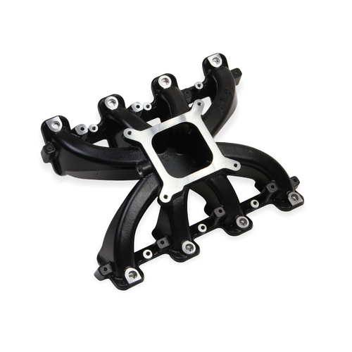 HOLLEY HO300-137BK BLACK LS1 LS2 LS6 SINGLE PLANE MID RISE EFI INTAKE MANIFOLD