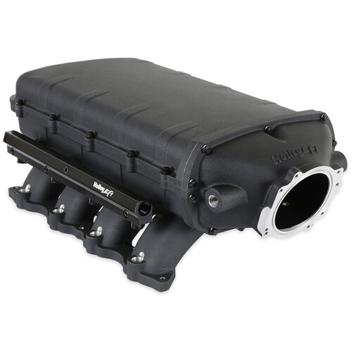 Holley HO300-912BK Ultra Lo Ram Alloy Intake Manifold Black for Ford 5.0L Coyote