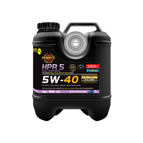 PENRITE HPR5 FULL SYNTHETIC ENGINE OIL 5W-40 7L HPR05007