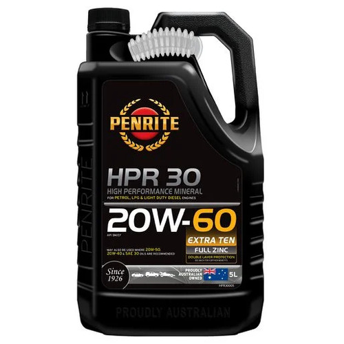 PENRITE HPR30 HIGH PERFORMANCE MINERAL ENGINE OIL 20W-60 5L HPR30005