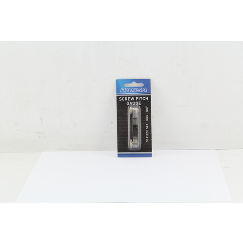 HANSA HSPG30 UNC & UNF SCREW PITCH GAUGE - 30 SIZES